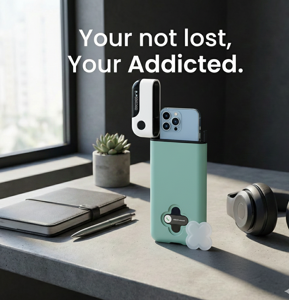 Phone Lock Box Timer- Take Your Focus Back (Built For ADHD, Phone Addiction, Young Adults)