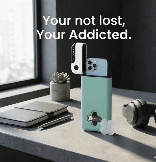 Phone Lock Box Timer - Take Your Focus Back (Built For ADHD, Phone Addiction, Young Adults) - HANGUPHANGOUT